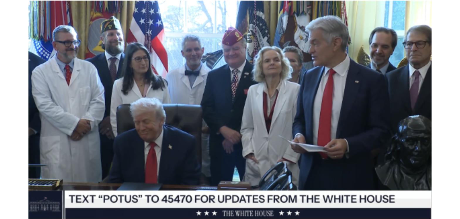 Federal executive order signing on cannabis rescheduling